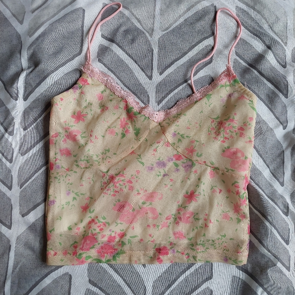 Floral y2k cami tanktop